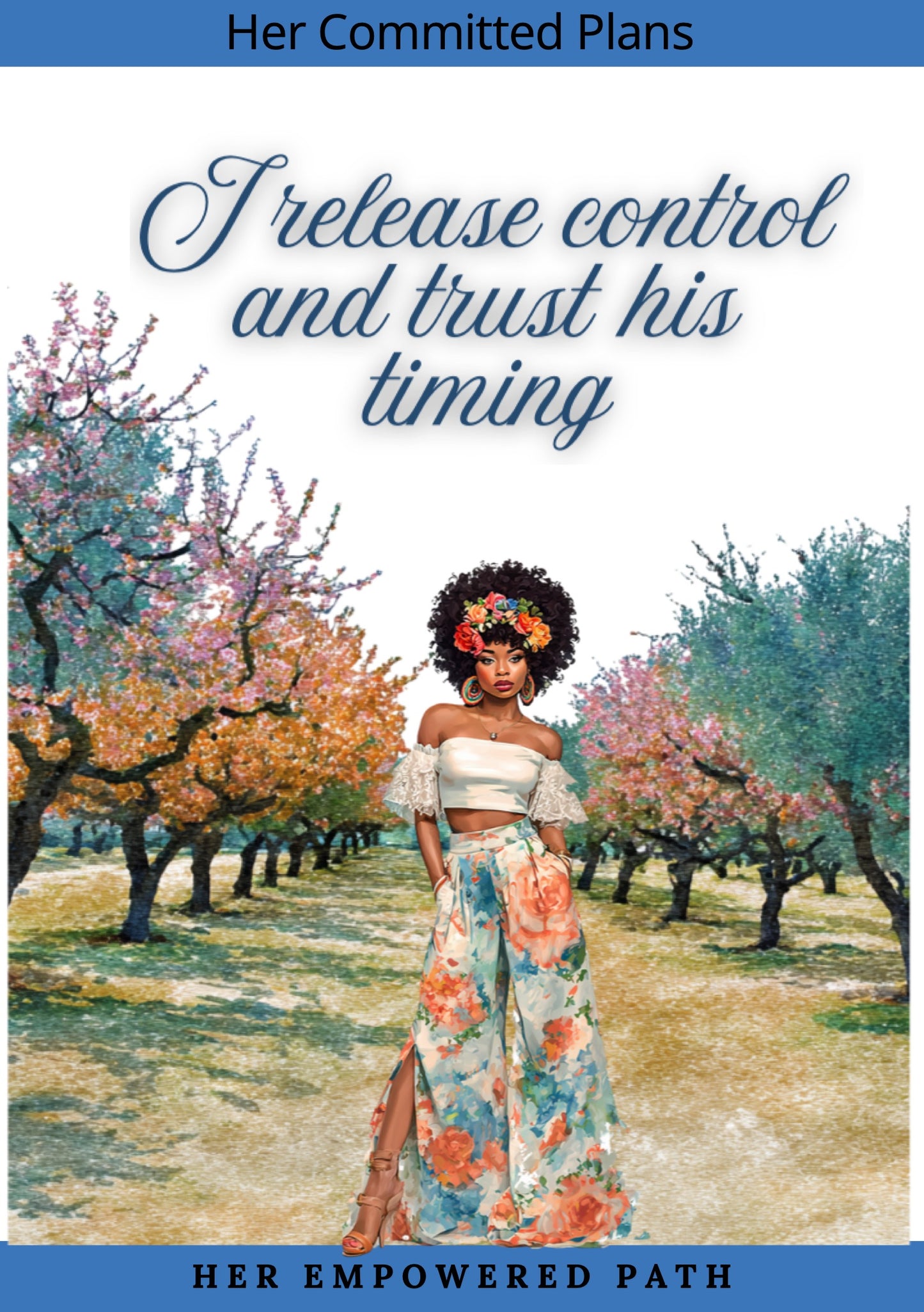 Her Committed Plans Digital Sticker Collection | Digital Black Girl Christian Stickers for Goodnotes, iPad & Digital Planners/ Faith Digital Stickers