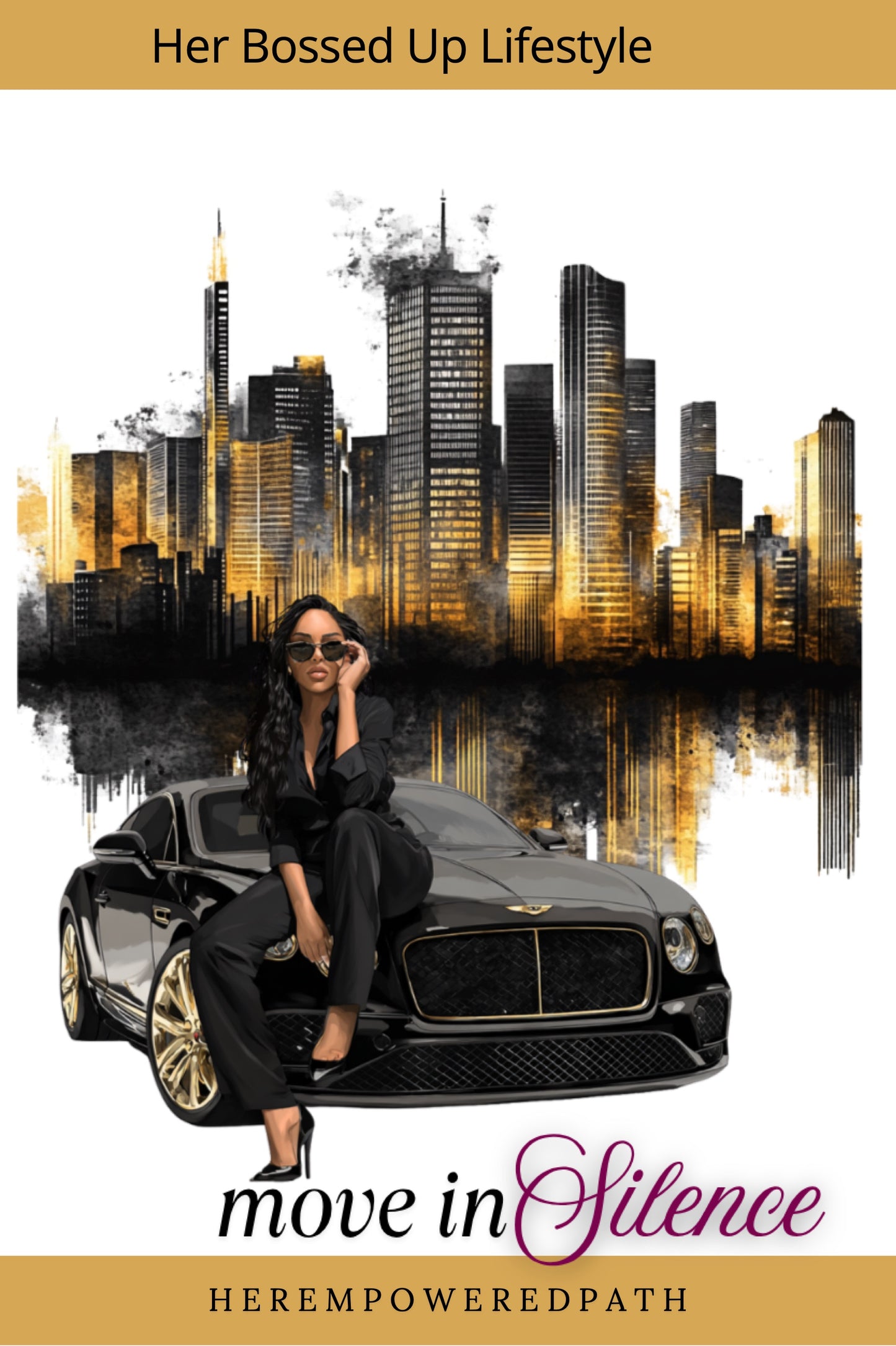 Her Bossed Up Lifestyle Digital Sticker Collection| Digital Black Girl Planner Stickers for Goodnotes, iPad & Digital Planners/ Digital Stickers