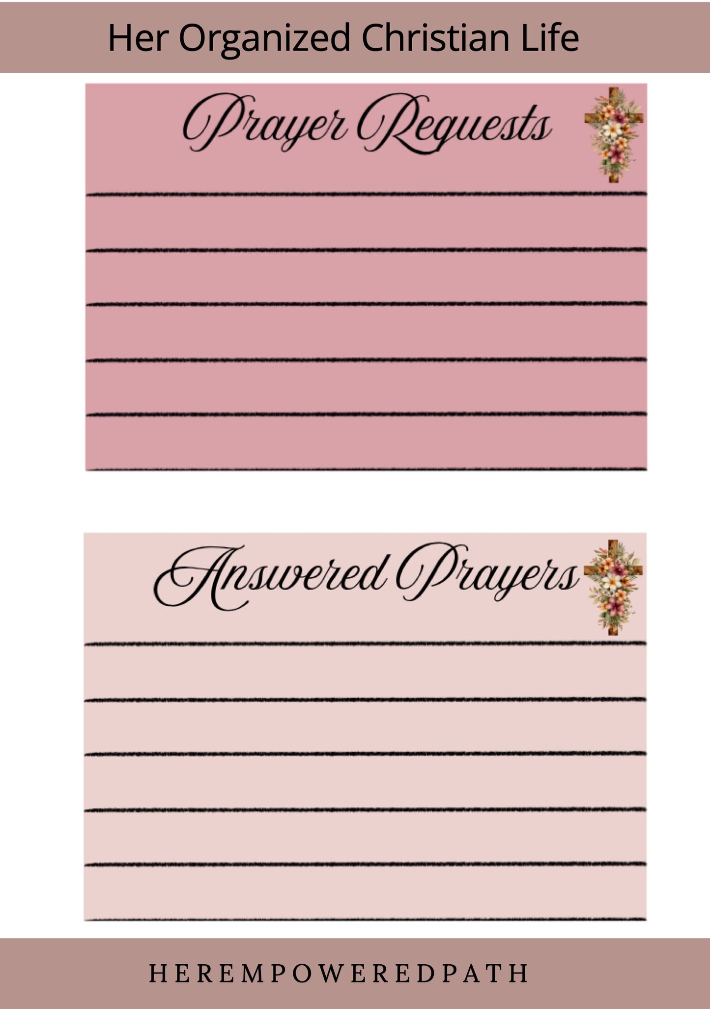 Her Organized Christian Life| Digital Black Girl Christian Stickers for Goodnotes, iPad & Digital Planners/ Faith Digital Stickers