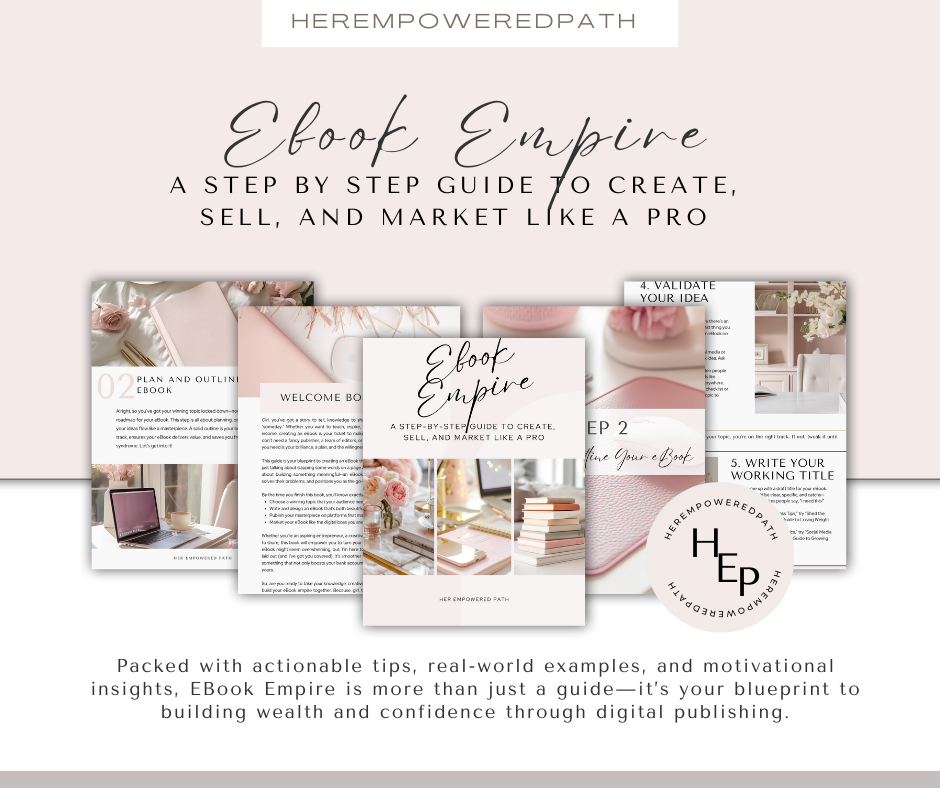 Ebook Empire Creation + Checklist Bundle - Passive Income - Entrepreneurs - Make Money From Home - Stay At Home Moms - Digital Products