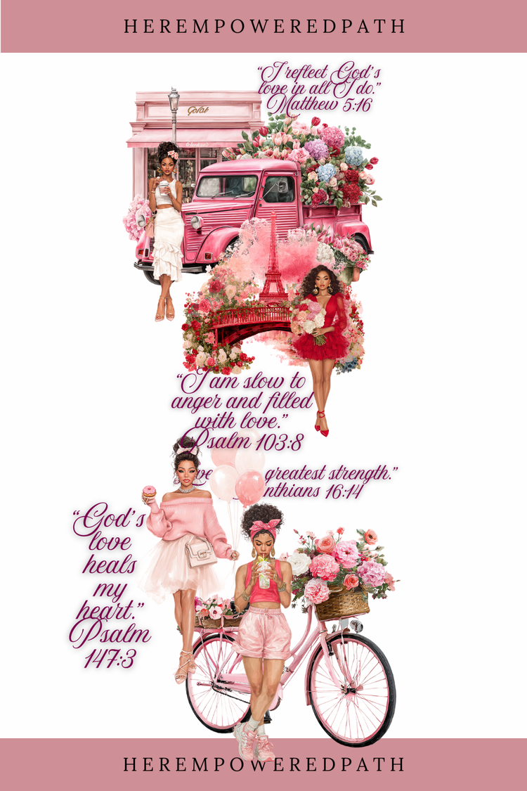 🦋✨ Her Empowering Affirmations: Digital Sticker Collection ✨🦋 For Planners, Journals, & Vision Boards