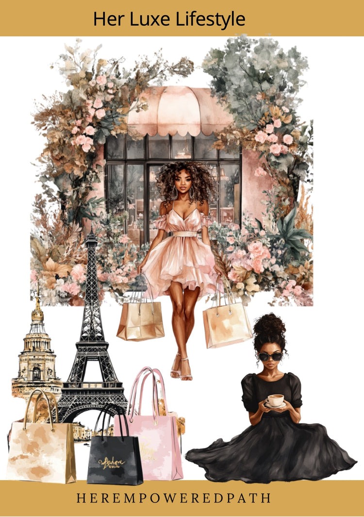 Her Empowered Path | Digital Stickers for Black Girls Who Plan with Purpose