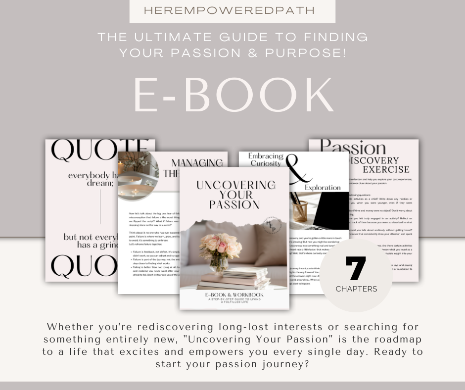 Uncovering Your Passion + Unstoppable Confidence eBook Bundle - Workbook & Guide - Find Your Passion - Find Your Purpose - Business Mindset - Passive Income - Digital Products - Entrepreneurs