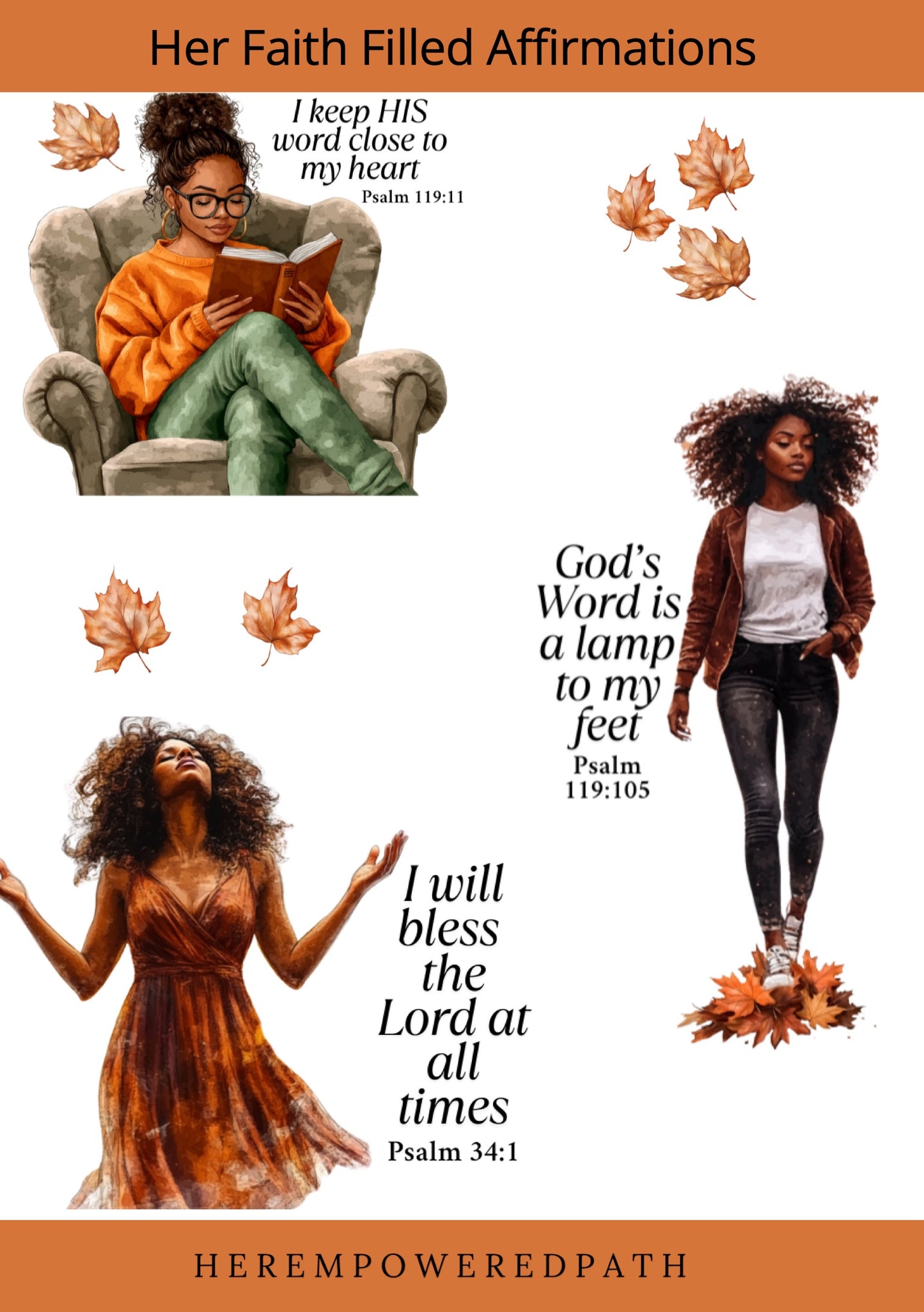 Her Faith Filled Affirmations – Digital Sticker Collection for Faith-Filled Women | Digital Sticker Collection for GoodNotes & Personal Journals (Copy)