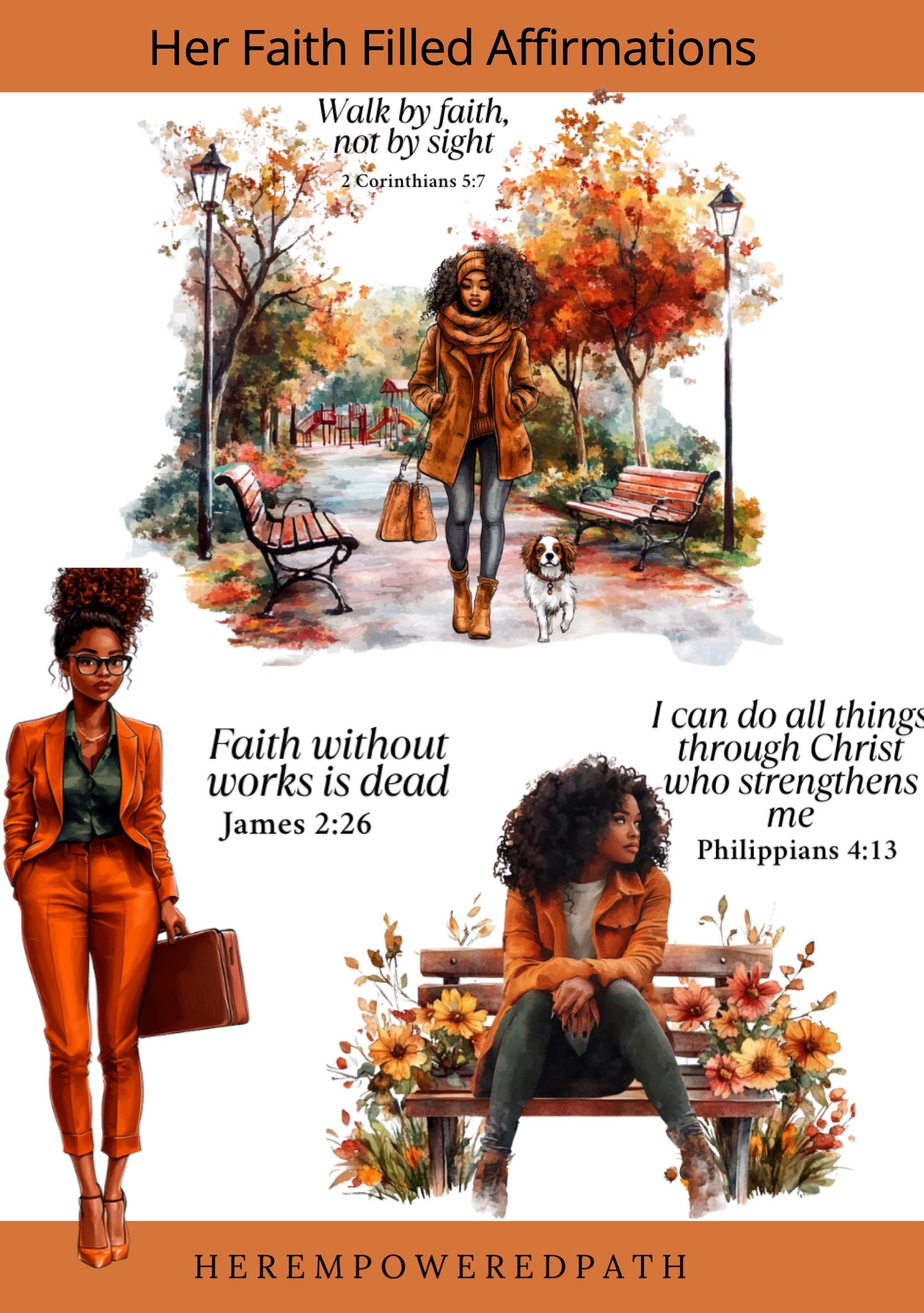 Her Faith Filled Affirmations – Digital Sticker Collection for Faith-Filled Women | Digital Sticker Collection for GoodNotes & Personal Journals (Copy)