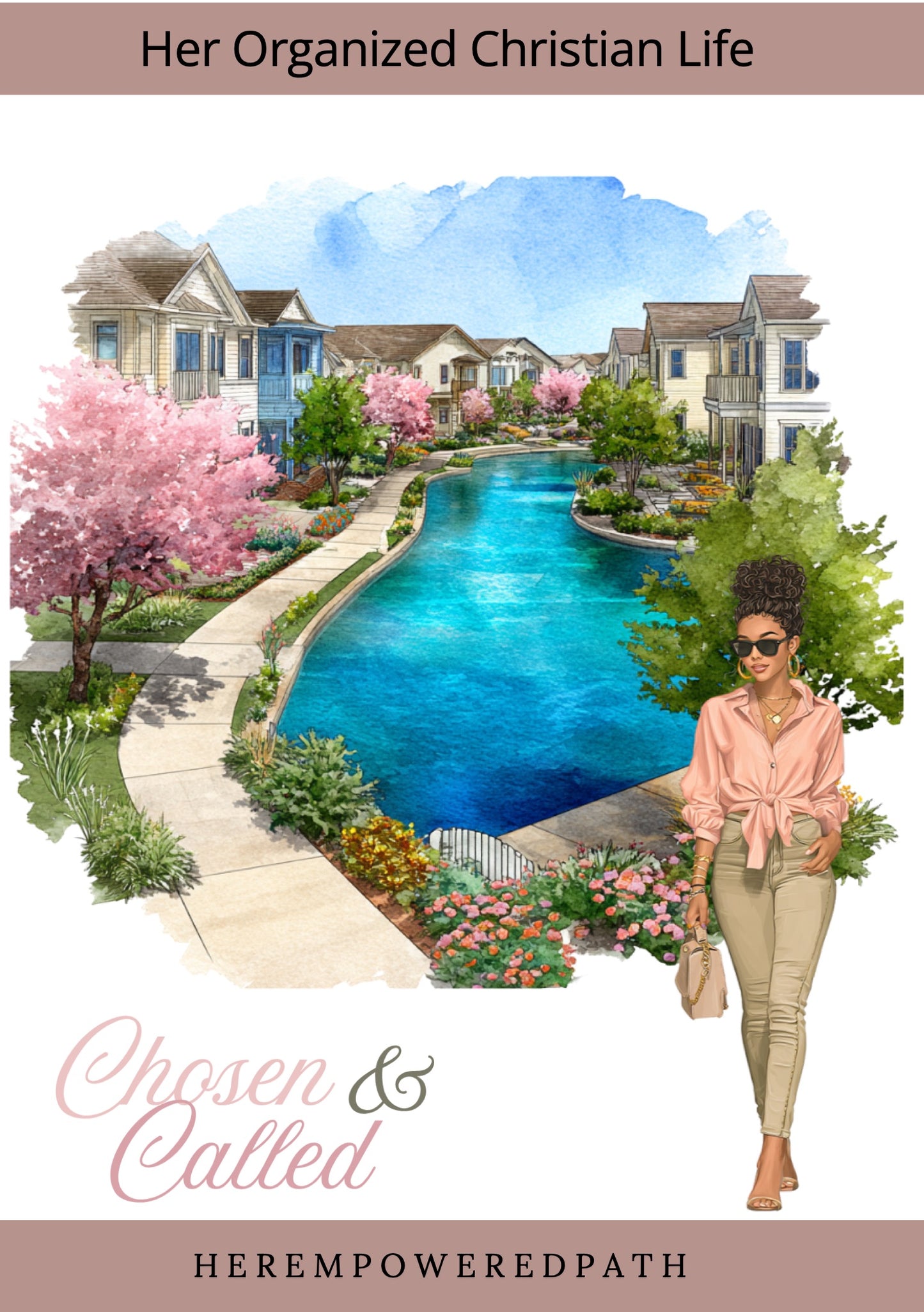 Her Organized Christian Life| Digital Black Girl Christian Stickers for Goodnotes, iPad & Digital Planners/ Faith Digital Stickers