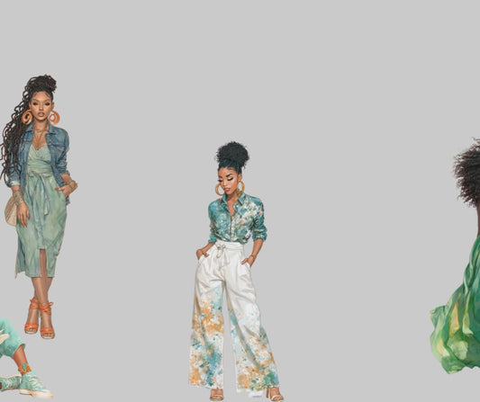 Her Committed Plans Digital Sticker Collection | Digital Black Girl Christian Stickers for Goodnotes, iPad & Digital Planners/ Faith Digital Stickers